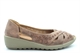 Boulevard Womens Crossover Peep Toe Wide Fit Casual Shoes Light Tan (E Fitting)