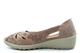 Boulevard Womens Crossover Peep Toe Wide Fit Casual Shoes Light Tan (E Fitting)