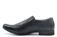 Route 21 Mens Twin Gusset Slip On Formal Shoes Boys School Shoes Black